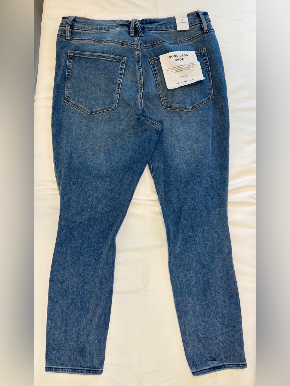 Good American Good Legs Crop Jeans Size 15 NWT - Picture 4 of 8